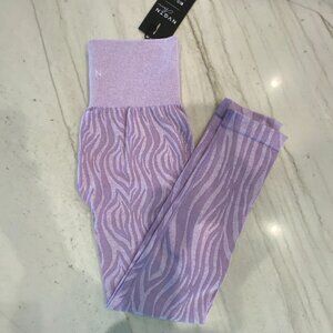 NWT NVGTN Zebra Print Seamless Leggings High Waist 💜